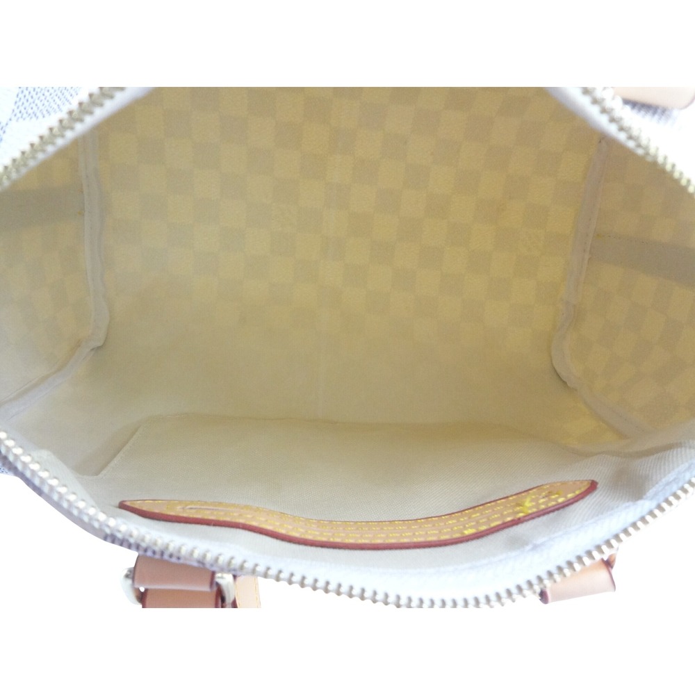 Luxury Handbag Shoulder Bag Checkerboard White Grey Dual Handle Shoulder Strap - Picture 7 of 7